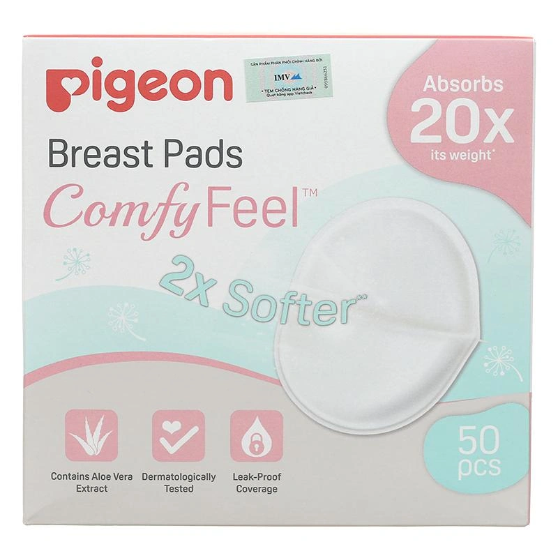 12 miếng lót thấm sữa nha đam Pigeon 20