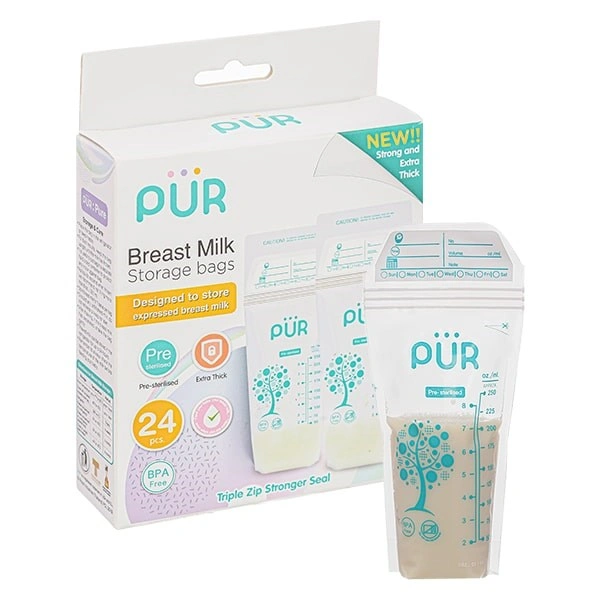 24 túi trữ sữa Pur 6207 250 ml
