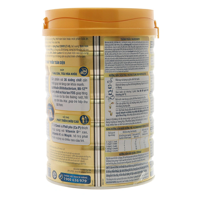 Sữa bột Dielac Alpha Gold IQ số 1 (sữa non) 800g (0 - 6 tháng) 4