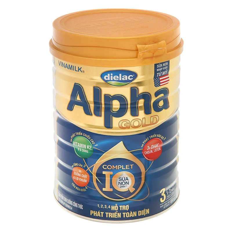 Sữa bột Dielac Alpha Gold IQ số 3 (sữa non) 850g (1 - 2 tuổi) 2
