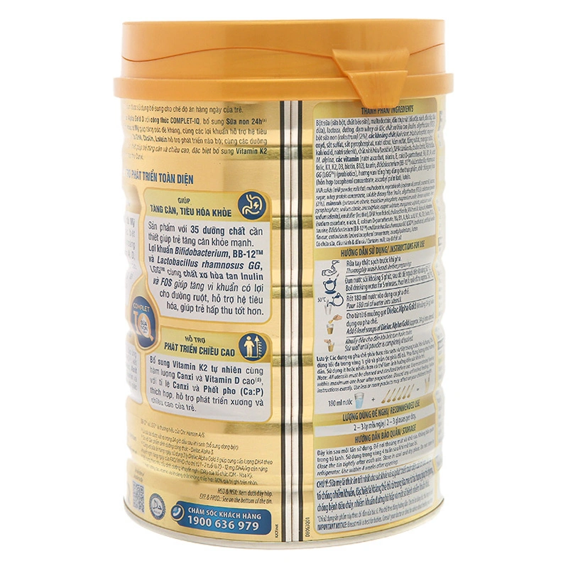 Sữa bột Dielac Alpha Gold IQ số 3 (sữa non) 850g (1 - 2 tuổi) 4