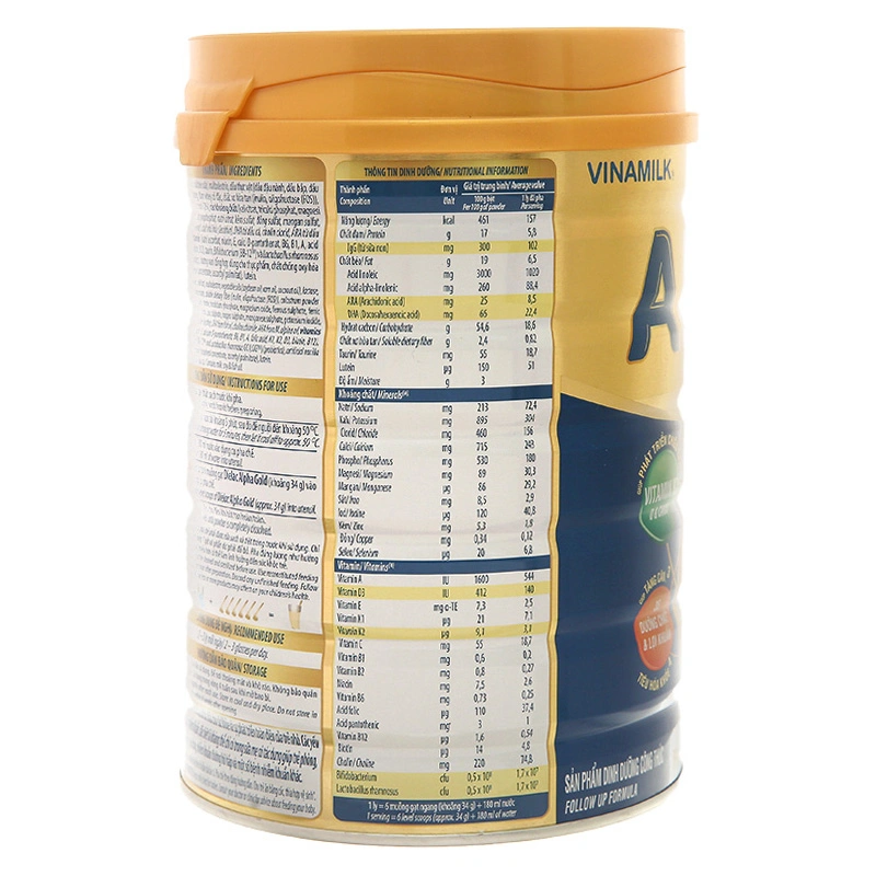 Sữa bột Dielac Alpha Gold IQ số 3 (sữa non) 850g (1 - 2 tuổi) 6