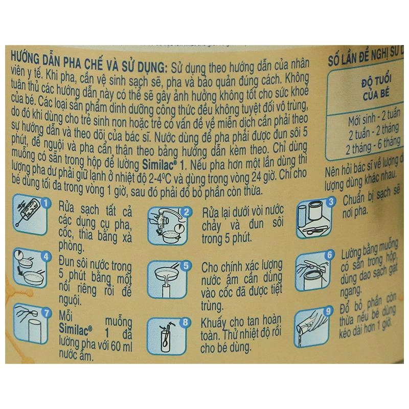 Sữa bột Similac 5G số 1 400g (0 - 6 tháng) 5