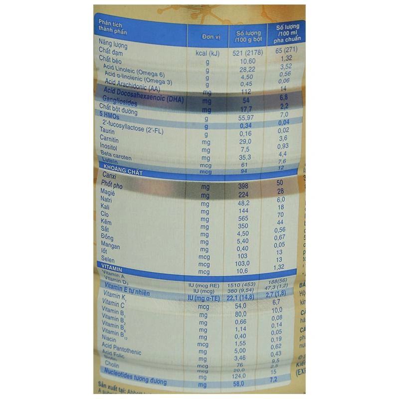 Sữa bột Similac 5G số 1 900g (0 - 6 tháng) 10