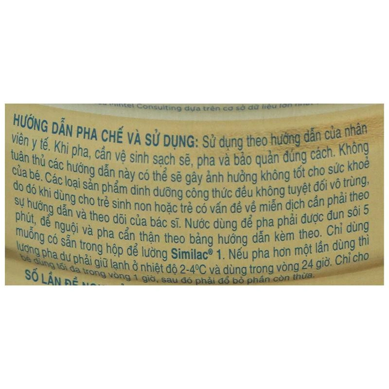 Sữa bột Similac 5G số 1 900g (0 - 6 tháng) 6