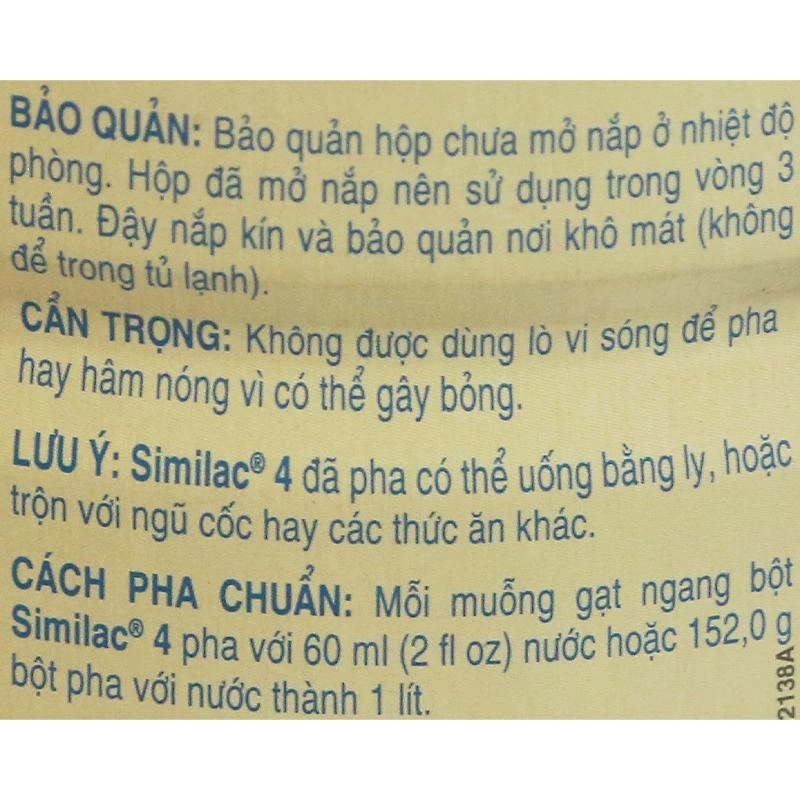 Sữa bột Similac 5G số 4 900g (2 - 6 tuổi) 3