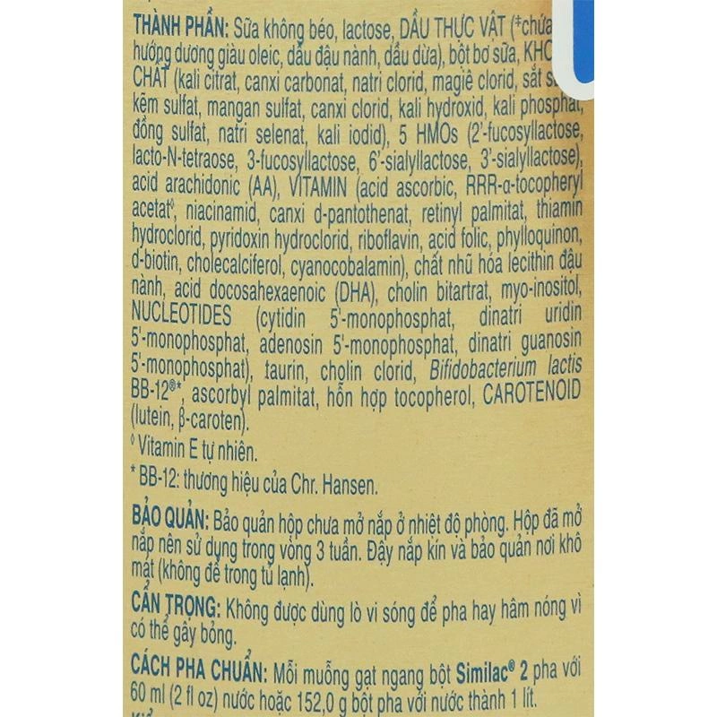 Sữa bột Similac 5G số 2 400g (6 - 12 tháng) 6