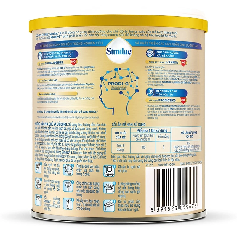 Sữa bột Similac 5G số 2 400g (6 - 12 tháng) 2
