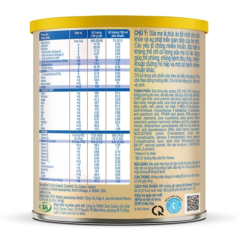 Sữa bột Similac 5G số 2 400g (6 - 12 tháng) 3
