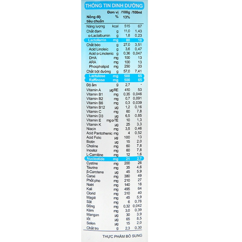 Sữa bột Morinaga Hagukumi số 1 850g (0 - 6 tháng) 4