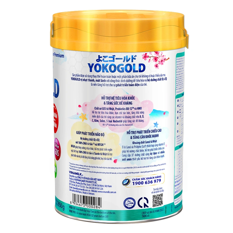 Sữa bột YokoGold số 1 850g (0 - 12 tháng) 4
