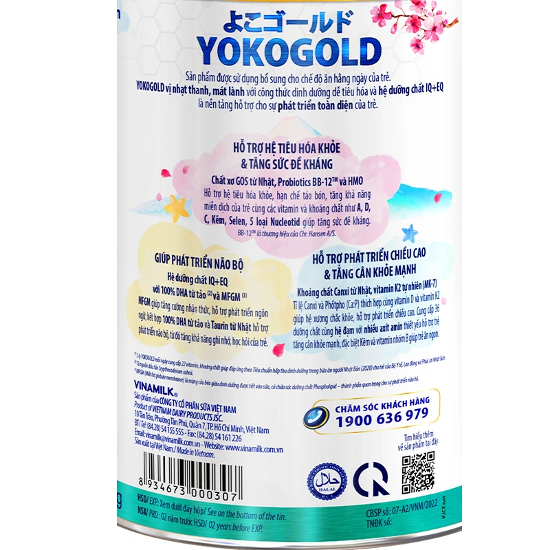 Sữa bột YokoGold số 2 850g (1 - 2 tuổi) 7