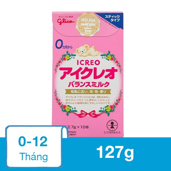 Sữa bột Glico Icreo số 0 320g (0 - 12 tháng) 3