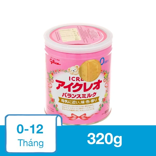 Sữa bột Glico Icreo số 0 320g (0 - 12 tháng) 1