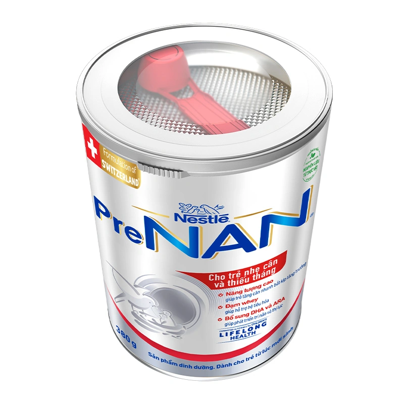 Sữa bột PreNAN 380g (trẻ sơ sinh) dành cho trẻ nhẹ cân, thiếu tháng 4