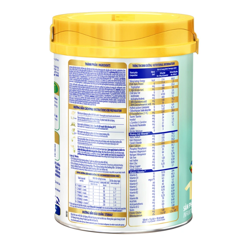 Sữa bột Vinamilk ColosGold số 1 (sữa non) 800g (0 - 12 tháng) 3