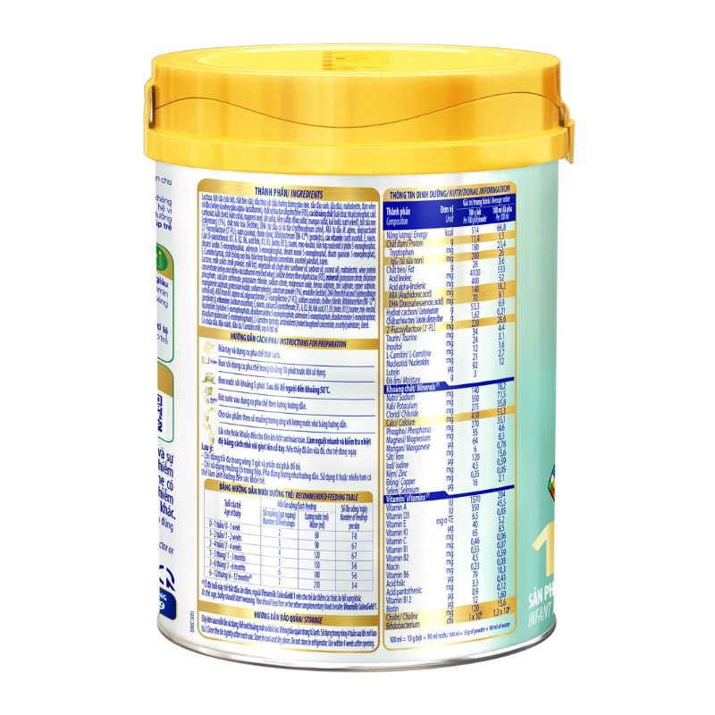 Sữa bột Vinamilk ColosGold số 1 (sữa non) 800g (0 - 12 tháng) 7