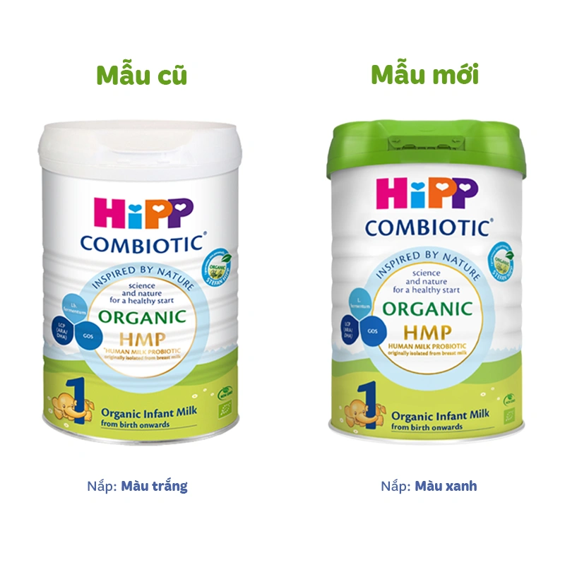 Sữa bột HiPP Organic Combiotic số 1 800g (0 - 6 tháng) 2