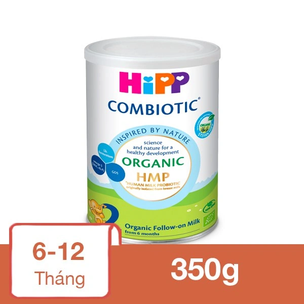 Sữa bột HiPP Organic Combiotic số 2 800g (6 - 12 tháng) 9