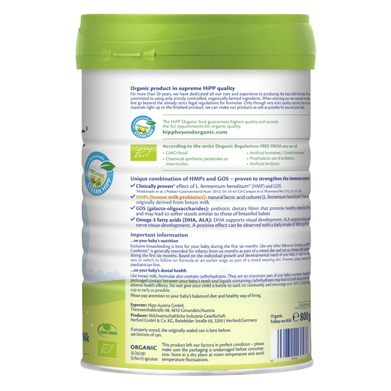 Sữa bột HiPP Organic Combiotic số 2 800g (6 - 12 tháng) 3