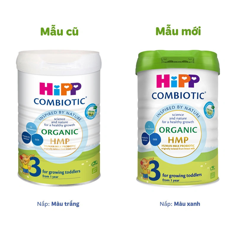 Sữa bột HiPP Organic Combiotic số 3 800g (1 - 3 tuổi) 2