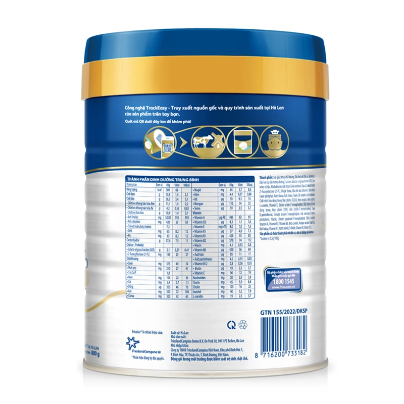 Sữa bột Frisolac Gold Pro số 1 800g (0 - 6 tháng) 3