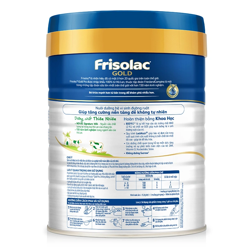 Sữa bột Frisolac Gold Pro số 2 800g (6 - 12 tháng) 2