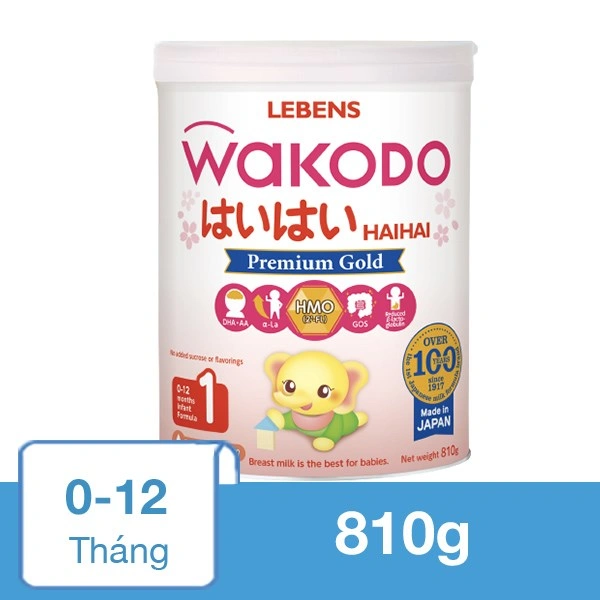 Sữa bột Wakodo Haihai số 1 300g (0 - 12 tháng) 3