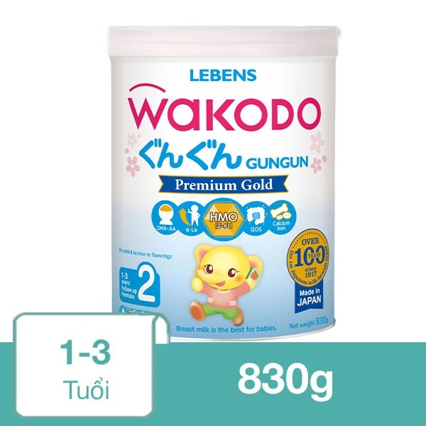 Sữa bột Wakodo Gungun số 2 300g (1 - 3 tuổi) 3