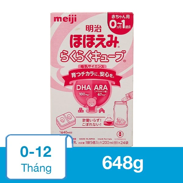 Sữa bột nội địa Nhật Meiji Hohoemi Milk 800g (0 - 12 tháng) 26