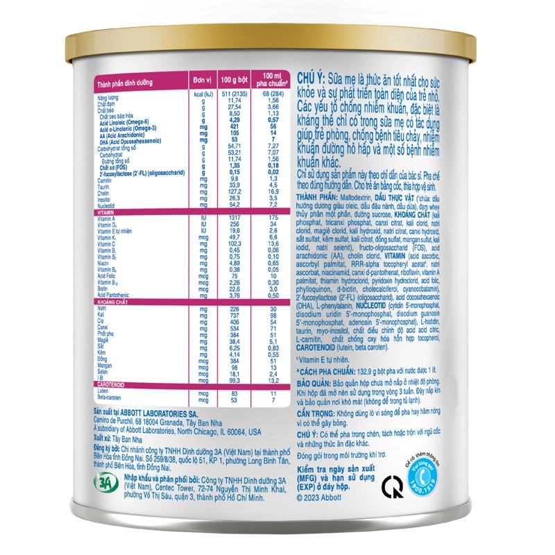 Sữa bột Similac Total Comfort 0+ 360g (0 - 12 tháng) dành cho trẻ không dung nạp đường lactose 4