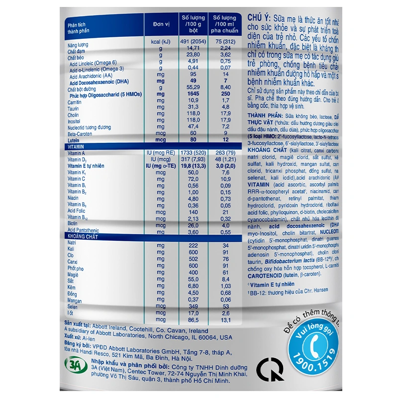 Sữa bột Similac Total Protection số 2 900g (6 - 12 tháng) 5