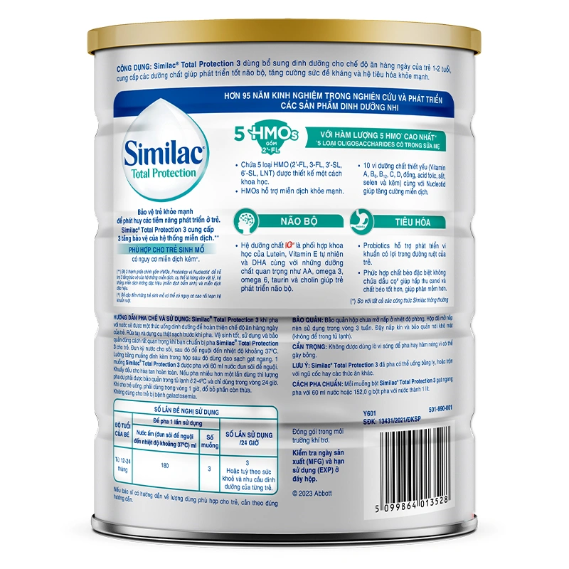 Sữa bột Similac Total Protection số 3 900g (1 - 2 tuổi) 2