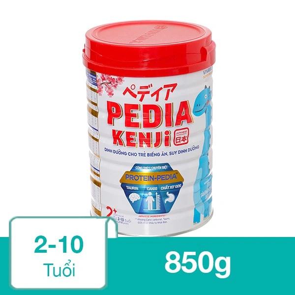 Sữa bột Vinamilk Pedia Kenji số 2 850g (2 - 10 tuổi) dành cho trẻ suy dinh dưỡng, thấp còi 1