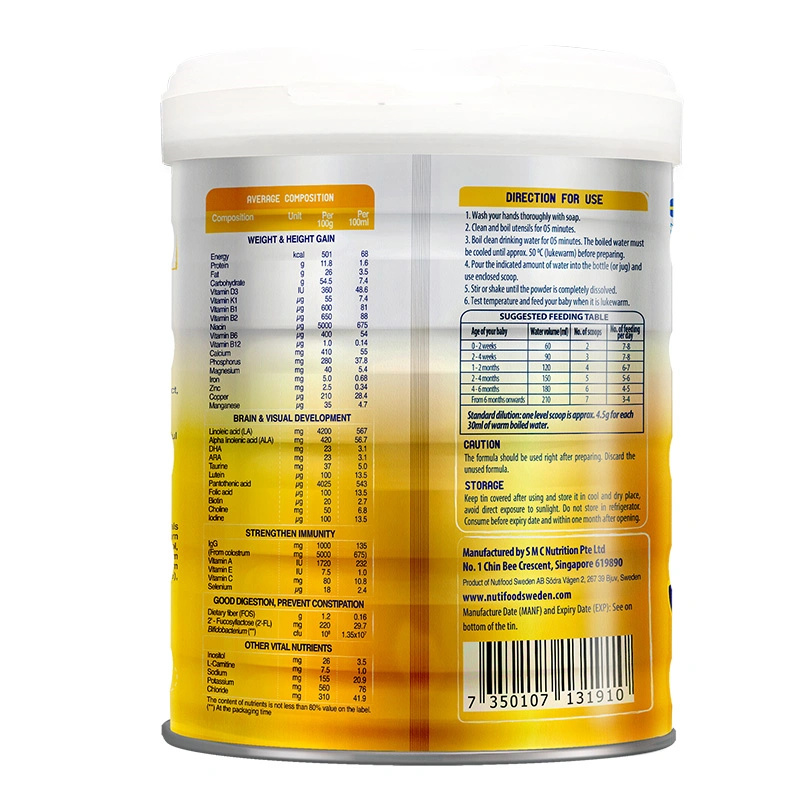 Sữa bột Nutifood GrowPLUS+ vàng 0+ (sữa non) hương vani 800g (0 - 12 tháng) 2