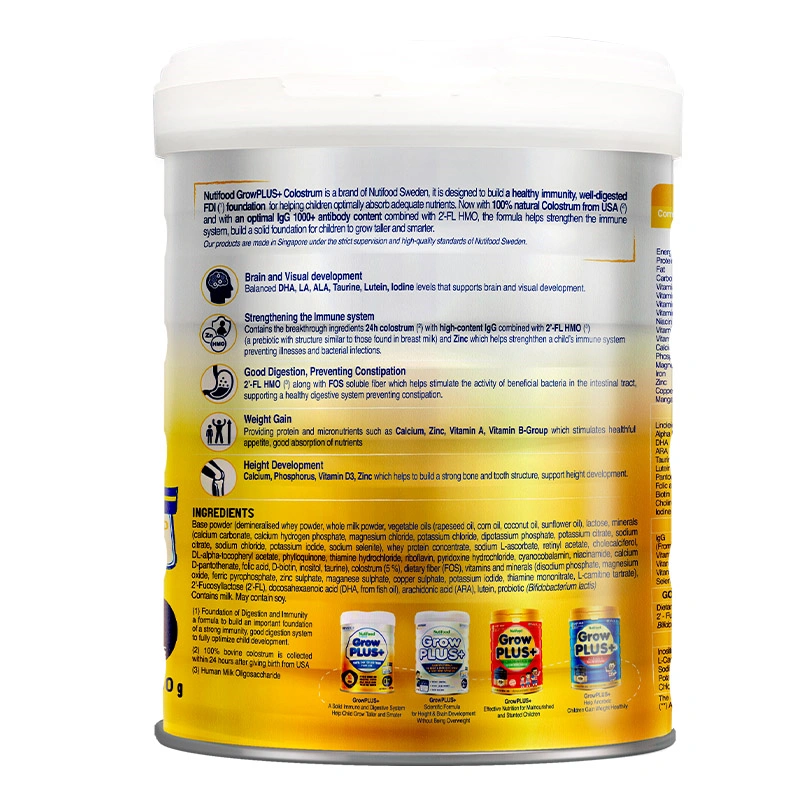 Sữa bột Nutifood GrowPLUS+ vàng 0+ (sữa non) hương vani 800g (0 - 12 tháng) 3