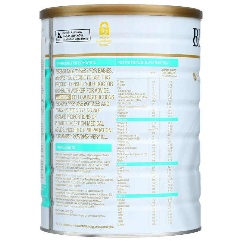 Sữa bột Blackmores NewBorn Formula số 1 hương vani 900g (0 - 6 tháng) 3