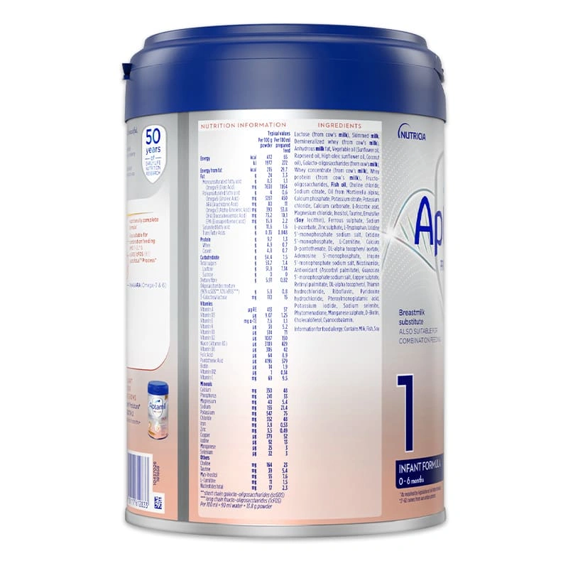 Sữa bột Aptamil Profutura Duobiotik số 1 800g (0 - 6 tháng) - Giao bao bì ngẫu nhiên 4