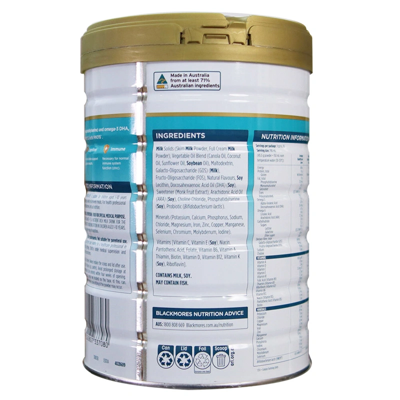 Sữa bột Blackmores JNR Balance+ hương vani 400g (1 - 10 tuổi) 9