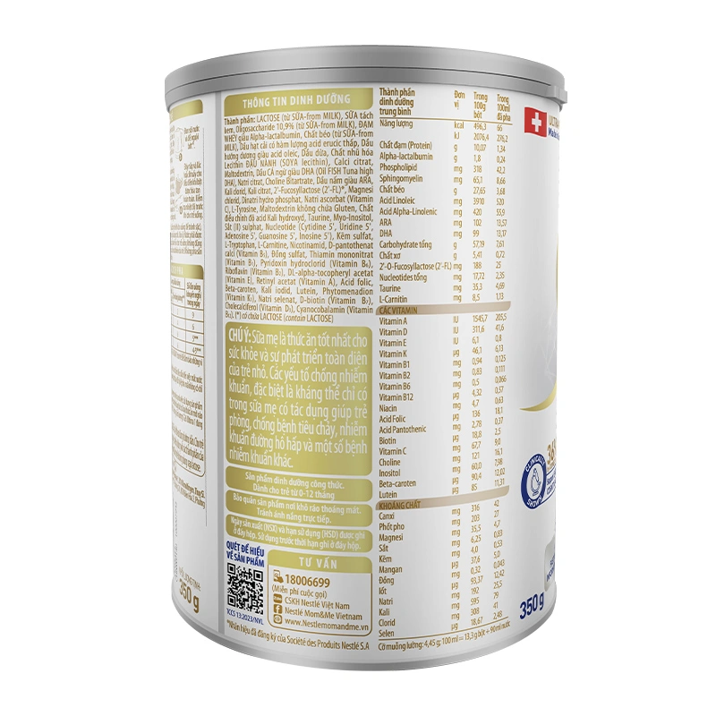 Sữa bột Nestlé S-26 Ultima số 1 750g (0 - 12 tháng) 12