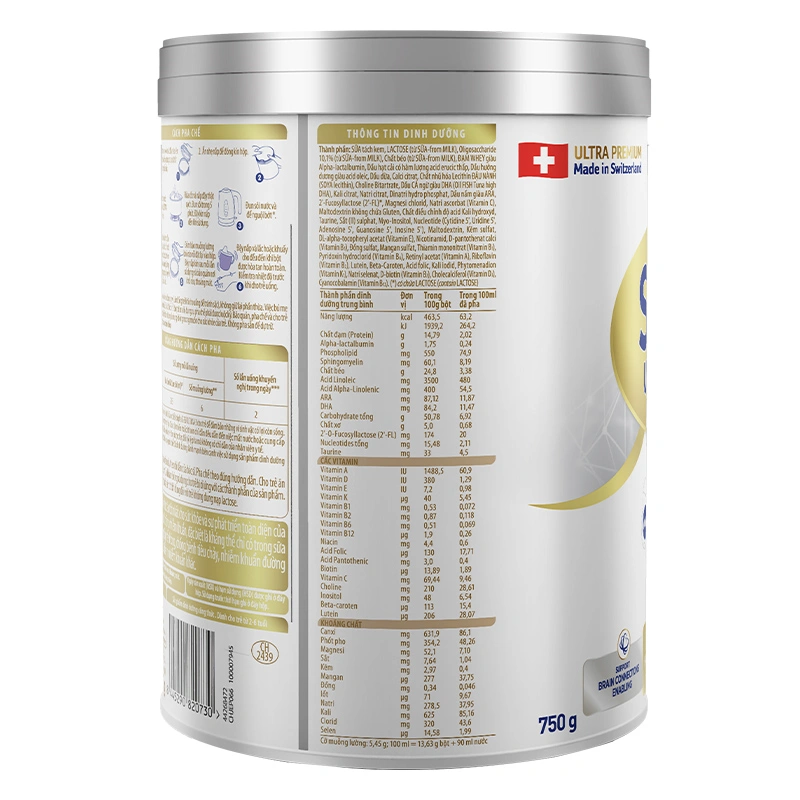 Sữa bột Nestlé S-26 Ultima số 3 750g (2 - 6 tuổi) 4