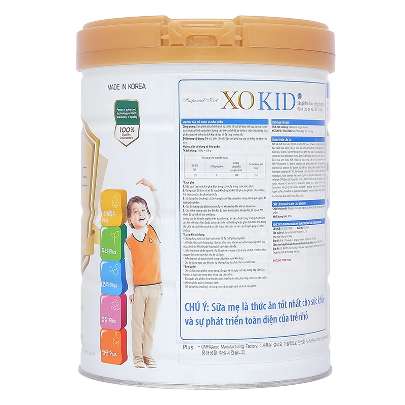 Sữa bột XO Imperial Kid 800g (2 - 15 tuổi) 3