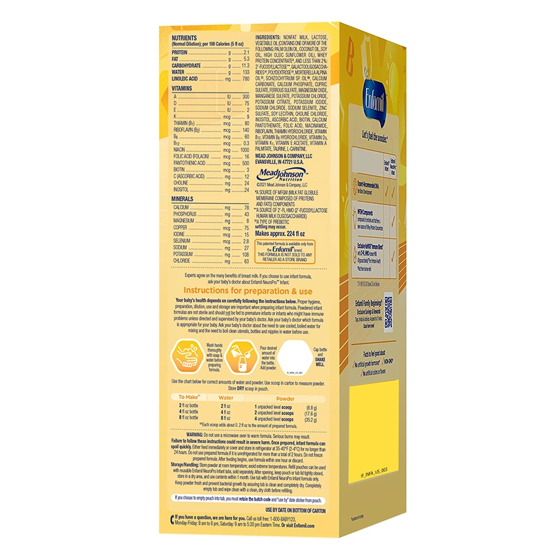 Sữa bột Enfamil Neuropro Infant Formula 890g (0 - 12 tháng) 4