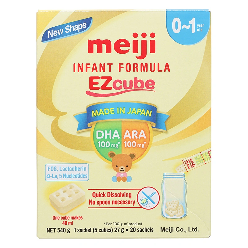 Sữa bột Meiji Infant Formula 800g (0 - 12 tháng) - Giao bao bì ngẫu nhiên 10