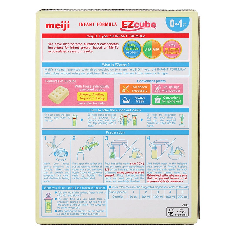 Sữa bột Meiji Infant Formula 800g (0 - 12 tháng) - Giao bao bì ngẫu nhiên 11