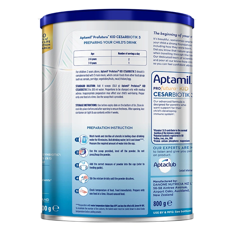 Sữa bột Aptamil Profutura Kid Cesarbiotik số 3 800g (từ 2 tuổi) - Giao bao bì ngẫu nhiên 3