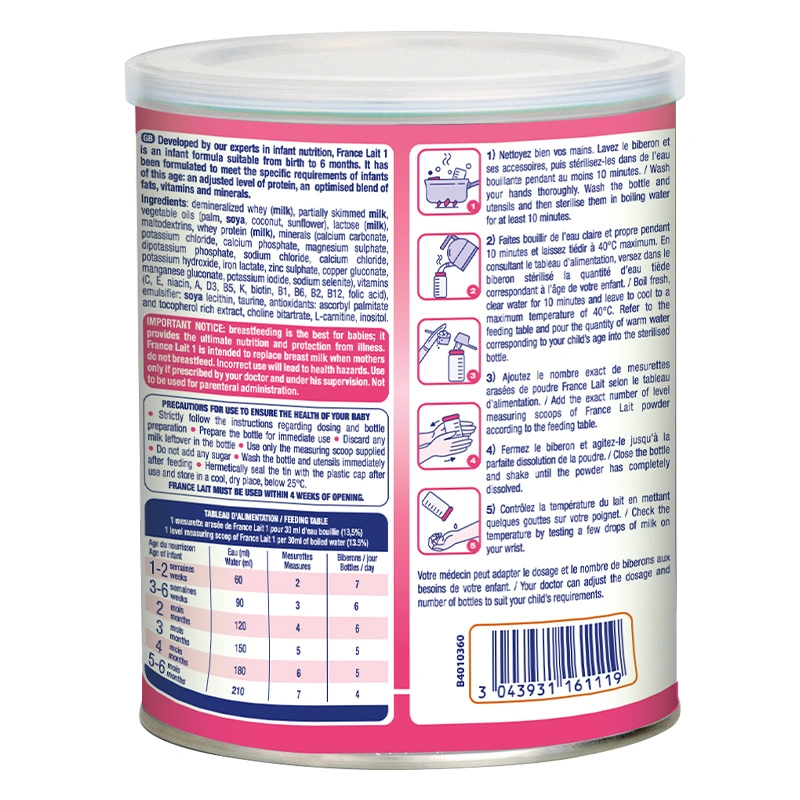 Sữa bột France Lait số 1 900g (0 - 6 tháng) 2