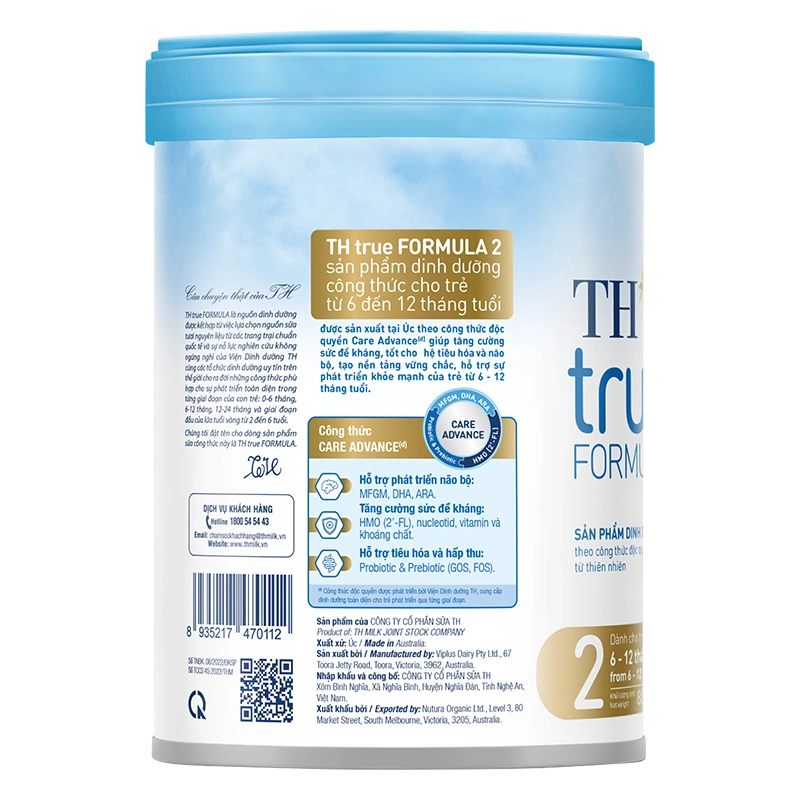 Sữa bột TH true Formula số 2 800g (6 - 12 tháng) 2