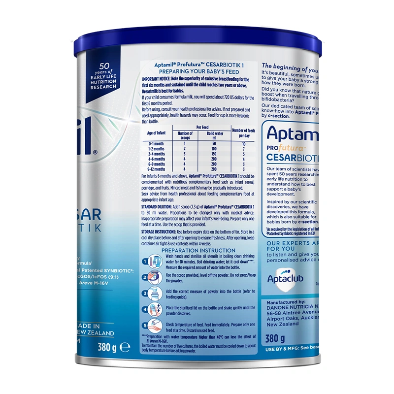 Sữa bột Aptamil Profutura Cesarbiotik số 1 800g (0 – 12 tháng) - Giao bao bì ngẫu nhiên 8