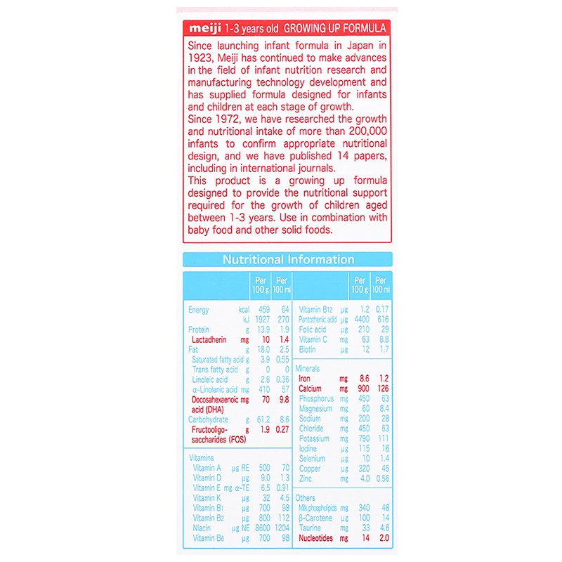 Combo 2 hộp sữa bột Meiji Growing Up Formula 800g (1 - 3 tuổi) 18